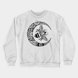 Bee And Flower Lover Design Crewneck Sweatshirt